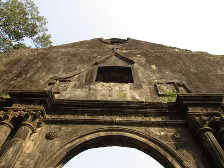 Fort Bassein, also known as the Vasai killa or Corte de BaÃ§aim meaning "Court of Bassein" in Indo-Portuguese.の写真素材