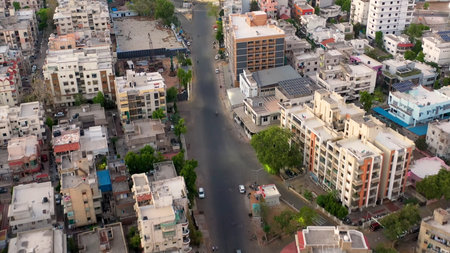 Aerial view of the city of Ho Chi Minh, Vietnam