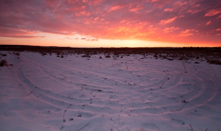 Ð¡old winter morningの写真素材