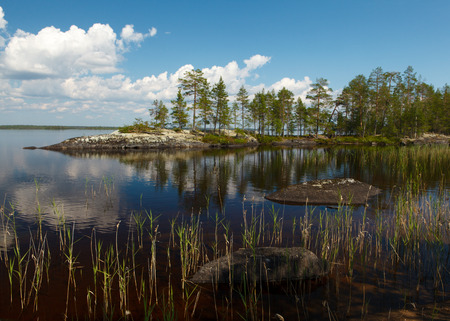 Karelian landscapeの写真素材