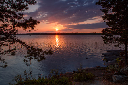 Karelian landscapeの写真素材