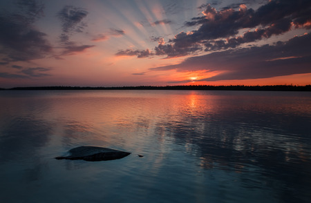 Karelian landscapeの写真素材