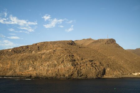 Landscape of Gomera Island, Canary islands.