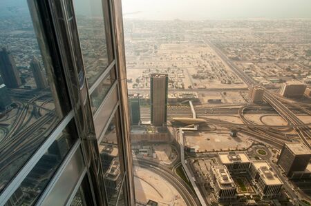 View of Dubai from the   tower, United Arab Emirates, Middle East.