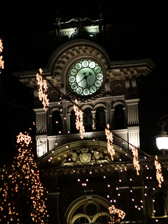 The clock tower of Triesteのeditorial素材