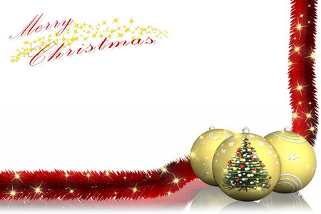 Christmas. Christmas decoration with space for text. Merry Christmas.の写真素材