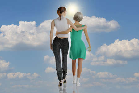 3d illustration. LGBT. Gay pride. On the occasion of Valentine's Day and Gay pride for the love and rights of the LGBT communityの写真素材