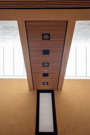 Modern elevator in a modern building, detail of the interior of a building