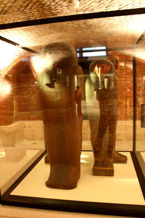 2018.06.11 Berlin New Museum on the museum island, As originally, it houses the Egyptian collection...