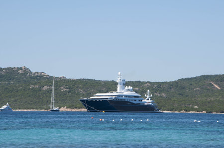 sardinia 2013 ruja smooth beach maxi yacht luxuryのeditorial素材