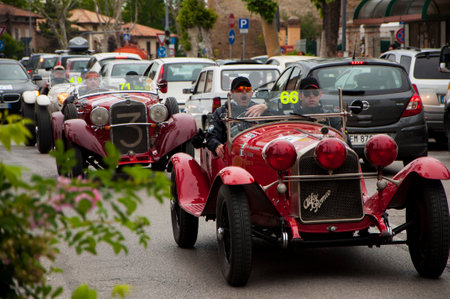 Mille miglia vintage car 2014のeditorial素材