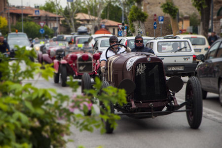 Alfa Romeo vintage carのeditorial素材