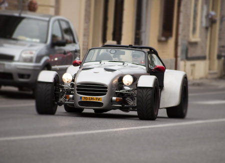 Mille miglia vintage car LOTUS SEVEN