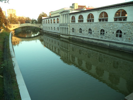 Ljubljana details of the cityのeditorial素材