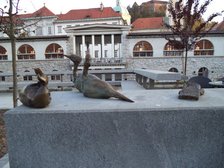 Ljubljana details of the cityのeditorial素材