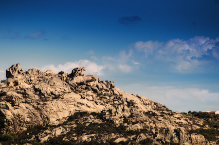sardinia the bear rock palauの写真素材