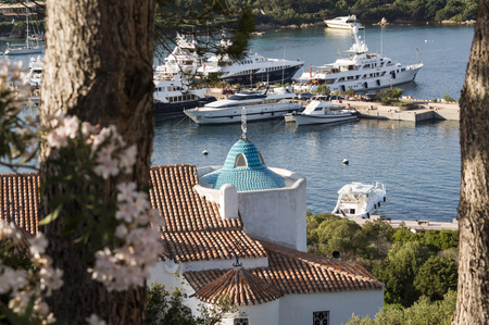 sardinia Porto Cervoの写真素材