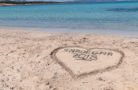 Love sardinia 2018の写真素材