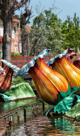 Fiabilandia theme park, rimini theme park, riminiのeditorial素材