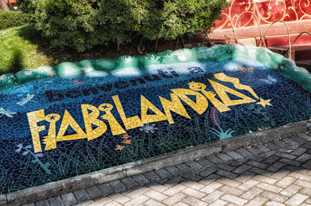Fiabilandia theme park, rimini theme park, riminiのeditorial素材