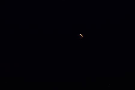 fano italy summer 2018 red moon, eclipse of the moonの写真素材
