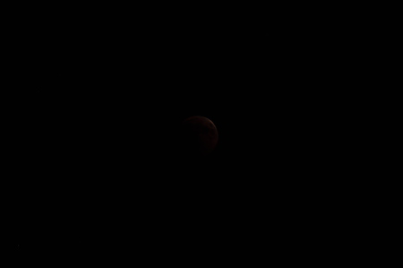 fano italy summer 2018 red moon, eclipse of the moon
