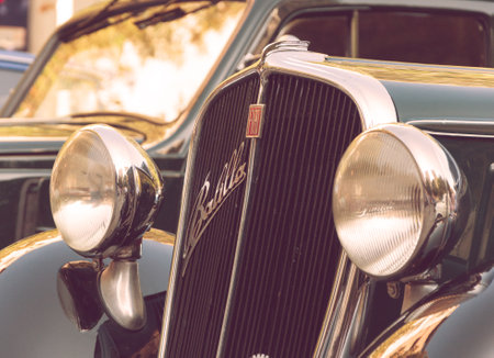 ANCONA, ITALY - SET 23 - 2018: FIAT BALILLA old carのeditorial素材