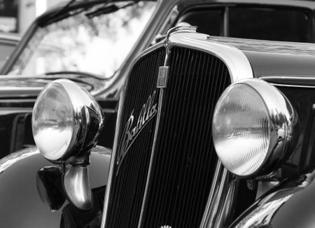 ANCONA, ITALY - SET 23 - 2018: FIAT BALILLA old carのeditorial素材