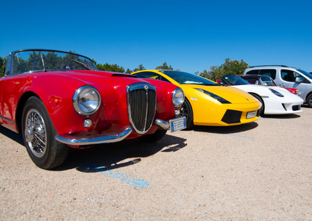 POLTU QUATU - ITALY - JUL 9 - 2022: Lancia B24 Poltu Quatu Classicのeditorial素材