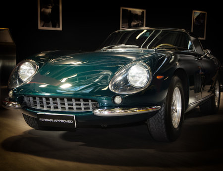 Bologna, Italy - Oct26, 2023: Ferrari 275 by Clint Eastowood luxury AND DREEM CAR IN EXPOSITION
