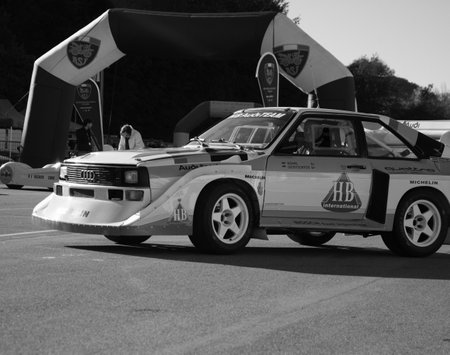 Varano, Italy - Nov. 11, 2023: audi rally s4 luxury AND DREEM CAR IN EXPOSITIONのeditorial素材