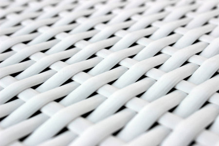 White woven textureの写真素材
