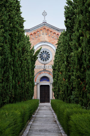 Ancient italian cemetery の写真素材