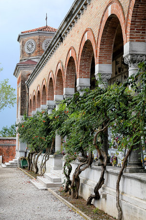 Ancient italian cemetery の写真素材