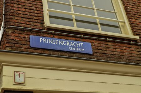 Amsterdam, Holland, August 2019. The Prinsengracht is one of the three main canals in the historic center of Amsterdam, it is the wide canal of the city center and the most central of the three. Plateのeditorial素材