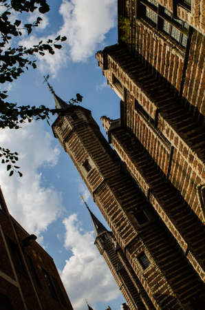 Antwerp, Flanders, Belgium. August 2019. The old meat market is a historic and characteristic...