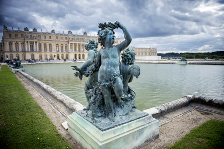 VERSAILLES, FRANCE - The Royal Palace in Versailles.のeditorial素材