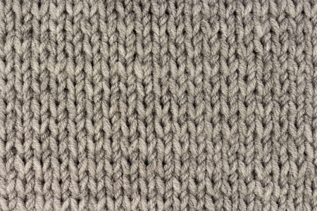 Gray Knitted Fabric Texture