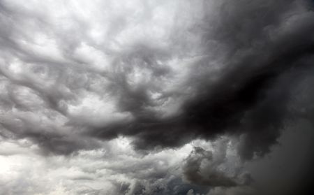 stormy clouds の写真素材