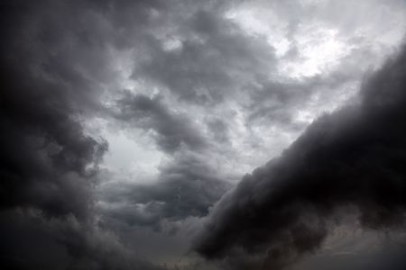 stormy clouds の写真素材