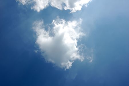  blue sky backgroundの写真素材