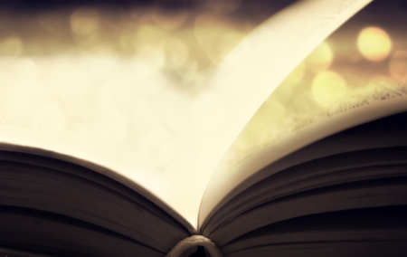 open book Photo in retro style.