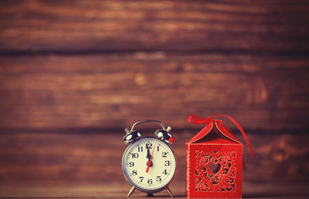 Retro alarm clock and holidays gift