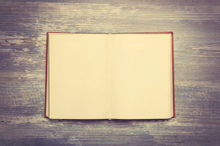 Openet book on a table