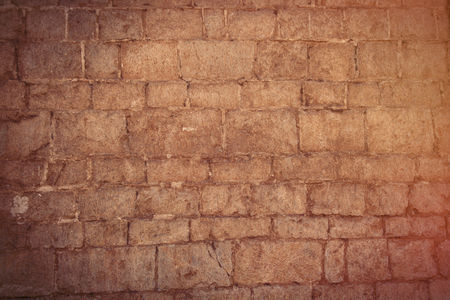 photo of the old brick wall in Greeceの写真素材