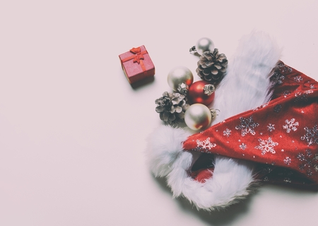 photo of the beautiful Christmas decorations and giftの写真素材