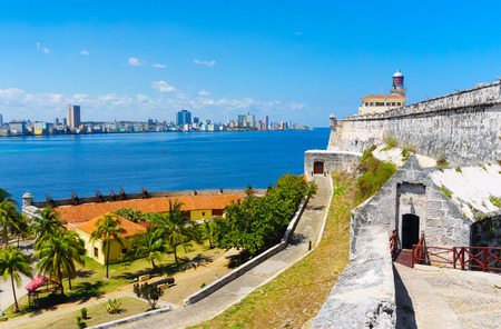 El Moro castle in Havana Bayのeditorial素材