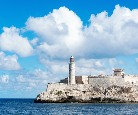 El Moro castle in Havana Bayの写真素材