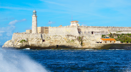 El Morro fortress in Havana, Cuba.の写真素材