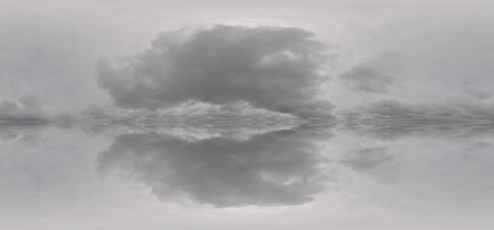Texture duplication of black and white cloudsの写真素材